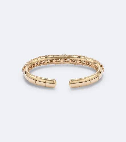 Kt cuff bracelet with diamonds - Suzanne Kalan - Modalova