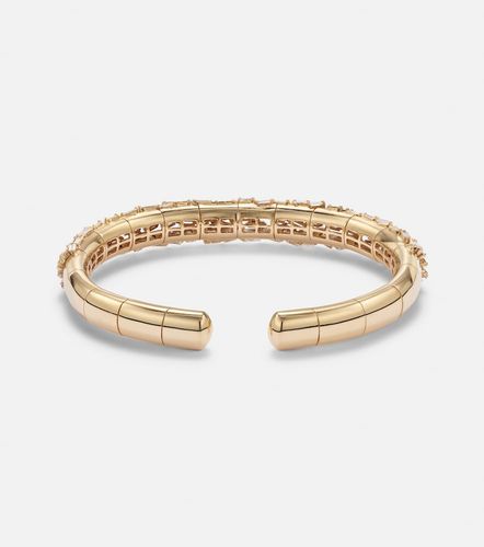 Bracciale rigido in 18kt con diamanti - Suzanne Kalan - Modalova