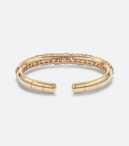 Pulsera de oro de 18 ct con diamantes - Suzanne Kalan - Modalova