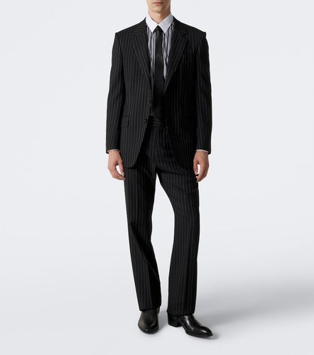 Pinstriped wool straight pants - Tom Ford - Modalova