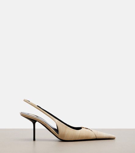 Slingback-Pumps Babylone aus Leder - Saint Laurent - Modalova