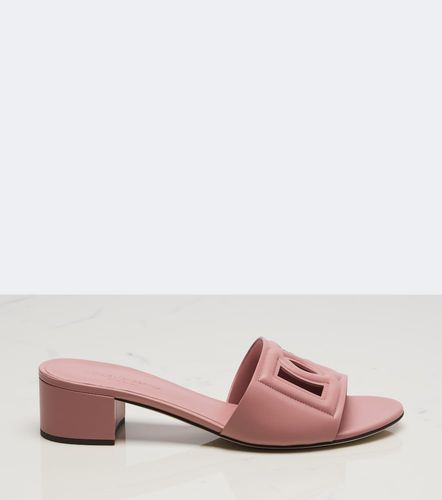 Dolce&Gabbana DG leather mules - Dolce&Gabbana - Modalova
