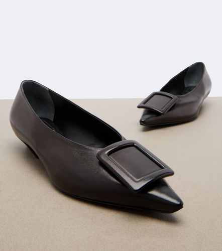 Pointy leather ballet flats - Roger Vivier - Modalova