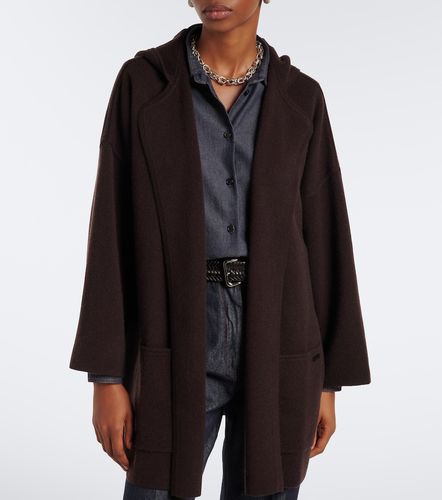 Cardigan in lana e cashmere con cappuccio - Max Mara - Modalova