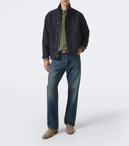 Jeans rectos con efecto desgastado - RRL - Modalova