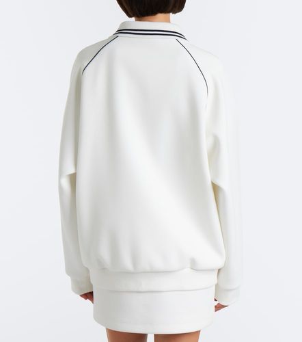 Chaqueta de piqué de algodón - Miu Miu - Modalova