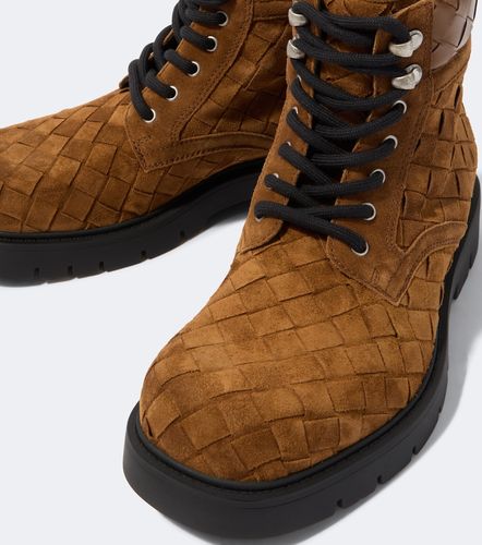 Stivaletti Haddock in suede - Bottega Veneta - Modalova
