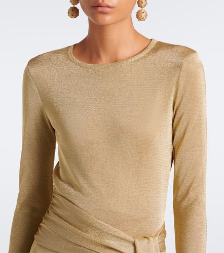 Semi-sheer knitted gown - Oscar de la Renta - Modalova