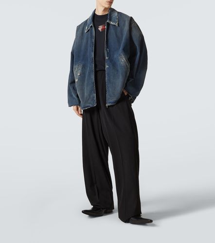 Giacca di jeans distressed - Balenciaga - Modalova