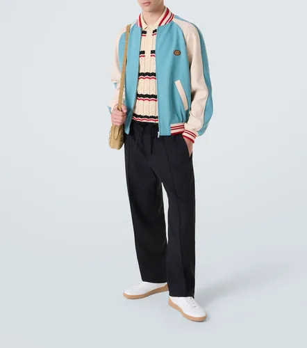 Virgin wool straight pants - Valentino Garavani - Modalova