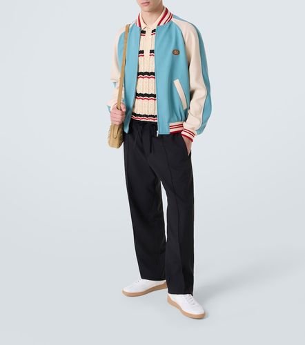 Virgin wool straight pants - Valentino - Modalova