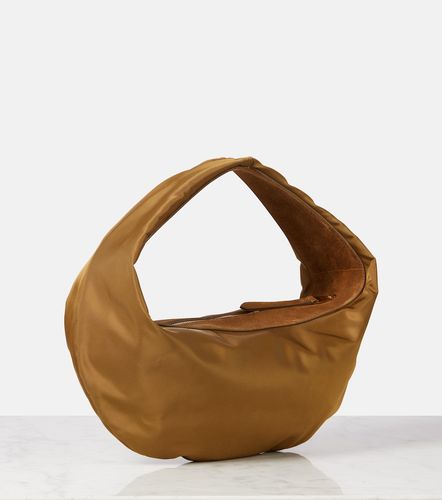 Olivia Medium suede-trimmed shoulder bag - Khaite - Modalova