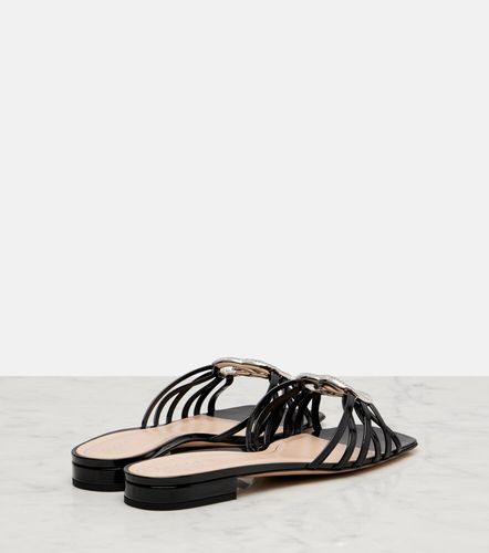 Pantoletten Interlocking G aus Lackleder - Gucci - Modalova