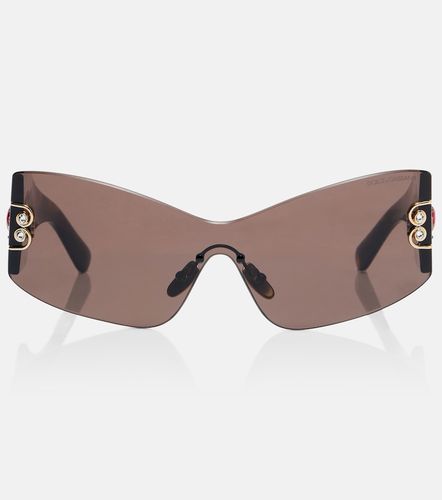 Embellished rectangular sunglasses - Dolce&Gabbana - Modalova