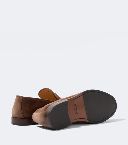 Mocassini in suede - Brunello Cucinelli - Modalova