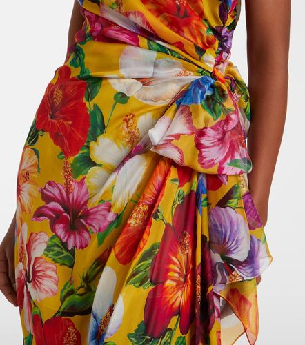 One-Shoulder-Robe aus Seide - Dolce&Gabbana - Modalova