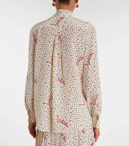 Plus De Pois silk crepe de chine shirt - Valentino Garavani - Modalova