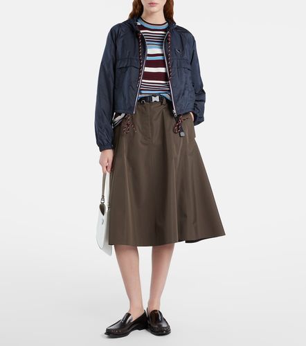 Prada Camiseta de algodón a rayas - Prada - Modalova