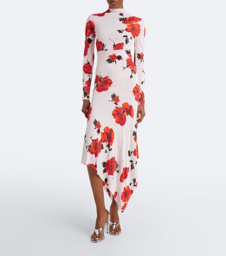 Alaïa Gonna midi in jersey con stampa floreale - Alaia - Modalova