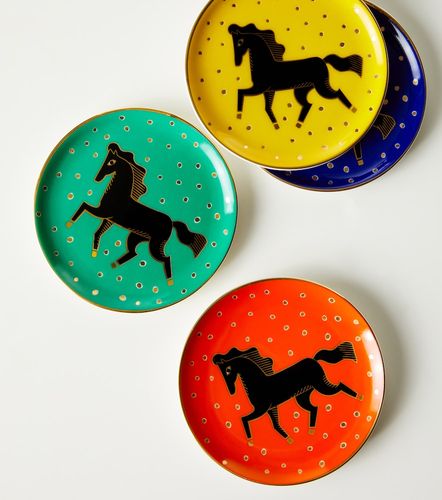 Set de 4 posavasos Cheval de porcelana - Jonathan Adler - Modalova