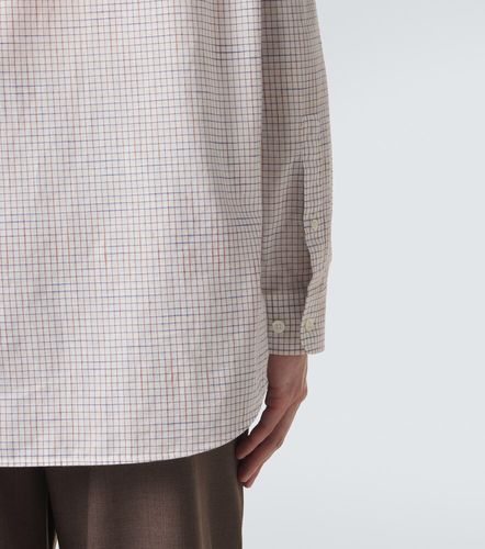 Camisa Pompeo de chambray de algodón a cuadros - The Row - Modalova