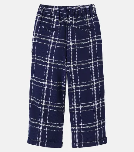 Pantalones rectos Boone de algodón a cuadros - The New Society - Modalova
