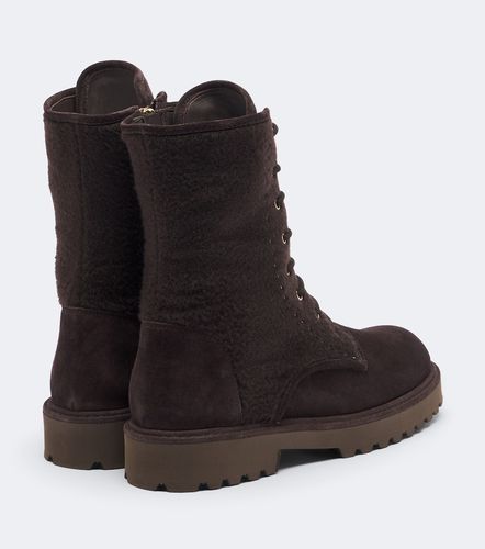 Max Mara Stivali stringati in suede - Max Mara - Modalova