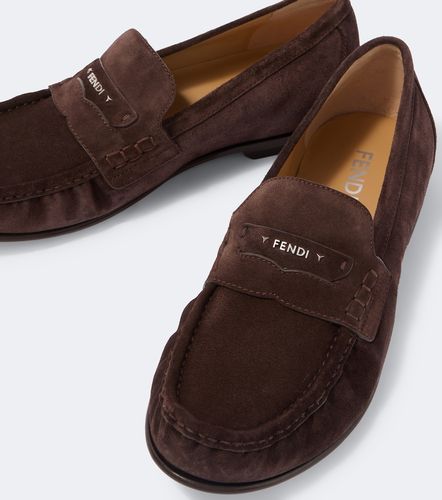 Fendi Mocassini Scrunch in suede - Fendi - Modalova