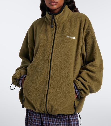 Miu Miu Oversized fleece jacket - Miu Miu - Modalova