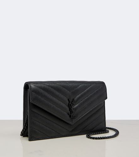 Cassandre Envelope leather wallet on chain - Saint Laurent - Modalova