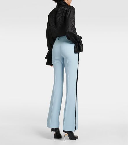 Pantaloni flared in cady con velluto - Nina Ricci - Modalova