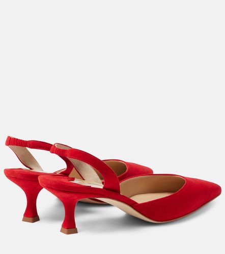 Carolyne Gala Val suede slingback pumps - Manolo Blahnik - Modalova
