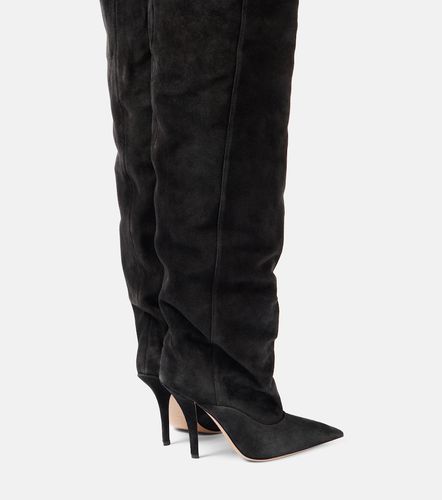 Ines 105 suede over-the-knee boots - Paris Texas - Modalova