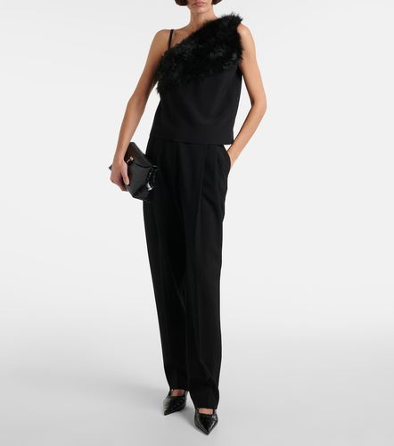 Toteme Top monospalla con shearling - Toteme - Modalova