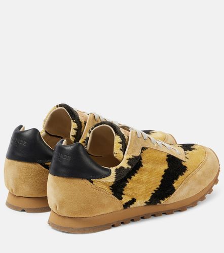 Le Monde Béryl Sneakers Slim Runner in velluto e suede - Le Monde Beryl - Modalova