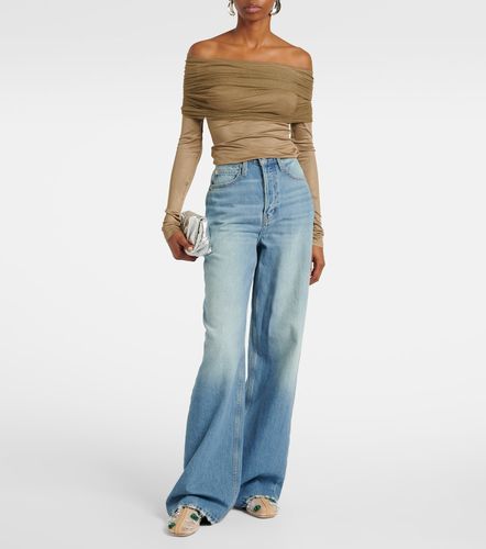Sonora Veiled ruched top - Christopher Esber - Modalova