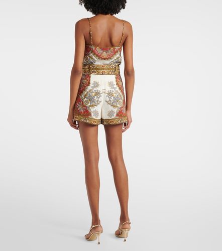 Hobbes floral linen shorts - Veronica Beard - Modalova