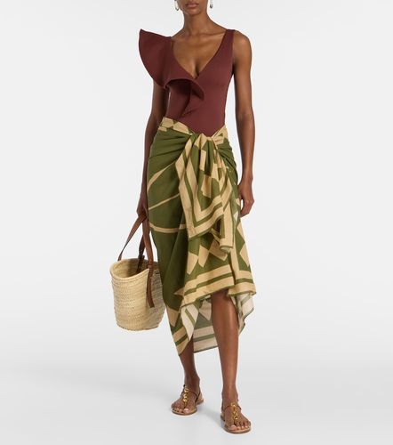 Pareo de algodón estampado - Johanna Ortiz - Modalova