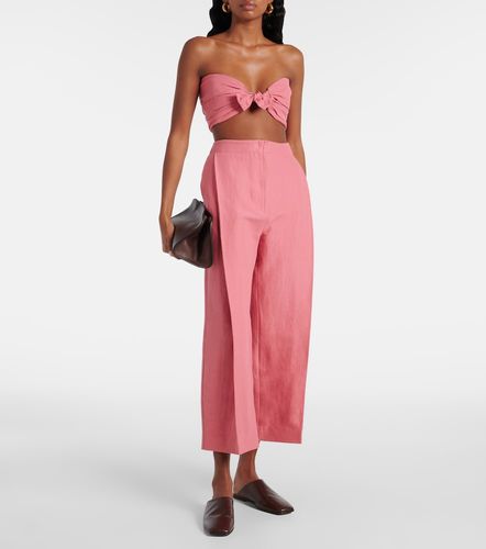 Culottes Santu en mezcla de lino y algodón - Tove - Modalova