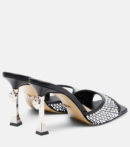 Puffy Heart Ring 95 leather mules - Mach & Mach - Modalova