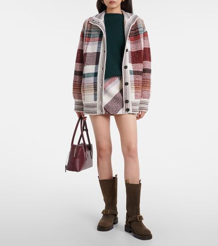 Minigonna in misto lana e cotone a zig-zag - Missoni - Modalova