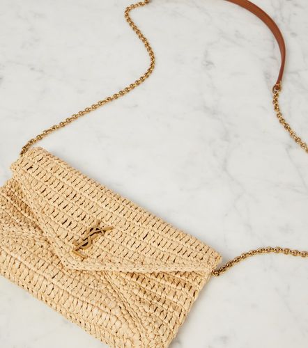 Cassandre Mini raffia shoulder bag - Saint Laurent - Modalova