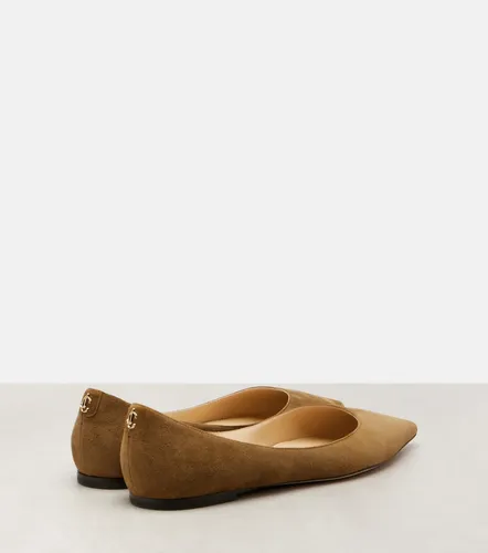 Jimmy Choo Love suede ballet flats - Jimmy Choo - Modalova