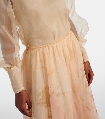 Gonna lunga Hypnotic in organza di seta - Zimmermann - Modalova