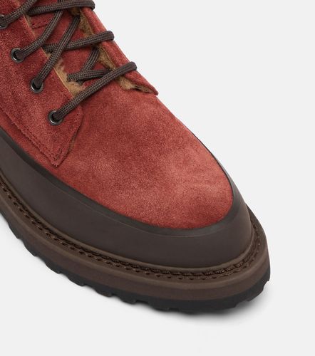 Le Monde Béryl Anfibi Dolomite in suede con shearling - Le Monde Beryl - Modalova