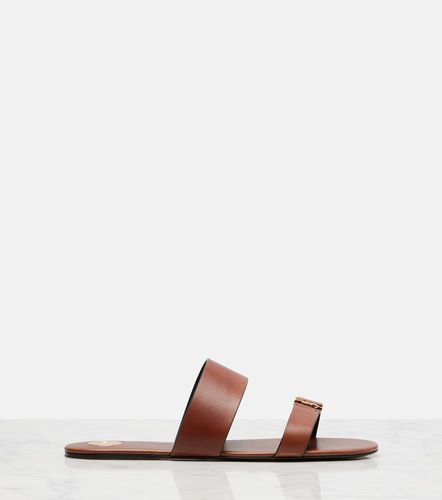 Cassandre leather sandals - Saint Laurent - Modalova