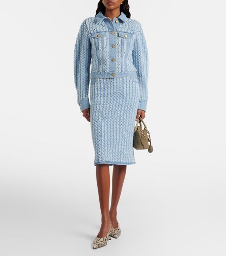 Nina Ricci Striped denim jacket - Nina Ricci - Modalova