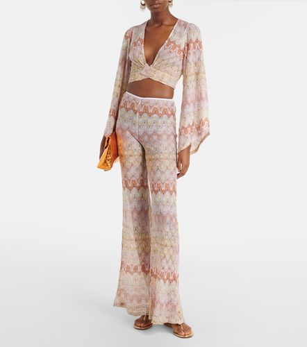 Missoni Top cropped con lamé - Missoni - Modalova