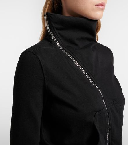 Belted cotton jersey sweatshirt - Rick Owens - Modalova