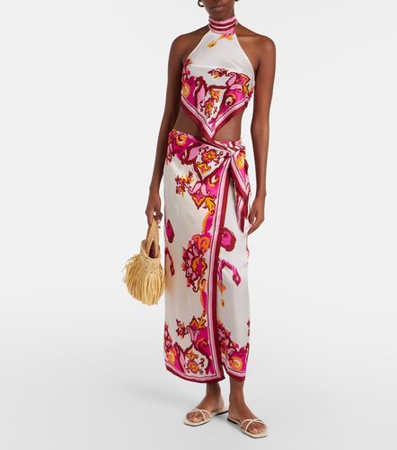 Dana printed wrap skirt - Poupette St Barth - Modalova